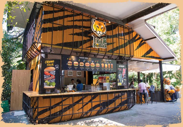 Safariworld Tiger Burger